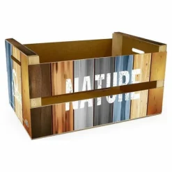 Storage Box Confortime Nature (6 Units) (36 x 26,5 x 17 cm) Best