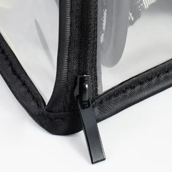 støvpose til håndtasker PVC klar pungbeskytter opbevaringspose med lynlås og håndtag til skab rejse makeup toiletartikler Discount