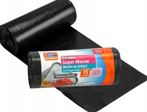 Superstærke affaldssække 35l sorte 15 stk. Outlet