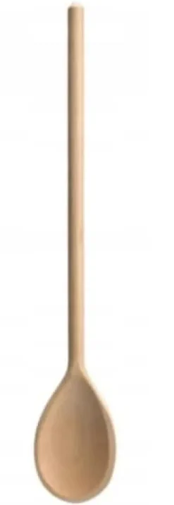 Svensk køkkenske i træ, naturlig, 12 cm