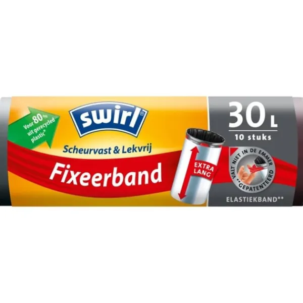 Swirl Pedal Affaldspose med fastgørelsesstrop XL 30L 10 stk. Discount