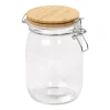 Tala Glaskrukke m/låg af bambustræ 980 ml Best