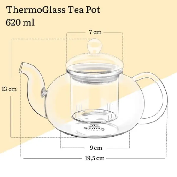 Te- og urteinfuser 620 ml Wilmax termoglas Discount