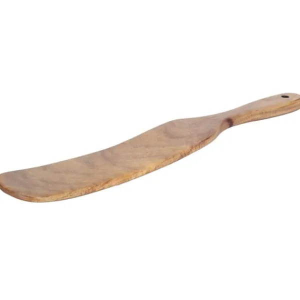 Stegepaletter>Teaktræsspade Husholdnings Træ Stegeskovl Køkkenredskaber 33,5x5 cm