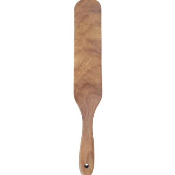 Stegepaletter>Teaktræsspade Husholdnings Træ Stegeskovl Køkkenredskaber 33,5x5 cm
