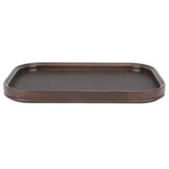 Tebakke Bambus træ serveringsbakke Stor plads japansk minimalistisk vintage serveringsbræt til te Dessert Mad Middag Rektangulær