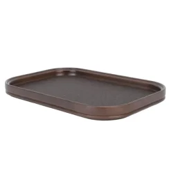 Tebakke Bambus træ serveringsbakke Stor plads japansk minimalistisk vintage serveringsbræt til te Dessert Mad Middag Rektangulær