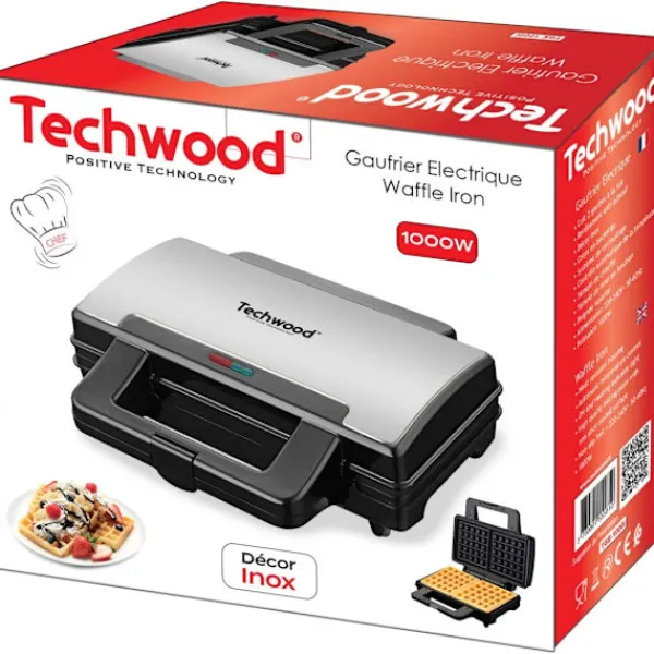 Vaffeljern>Techwood vaffeljern TGE-1000i