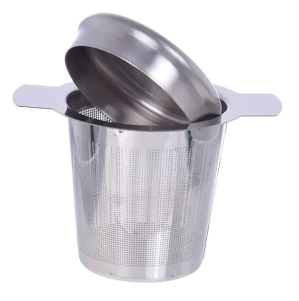 Te-kaffe-urtefilter i rustfrit stål med låg Best
