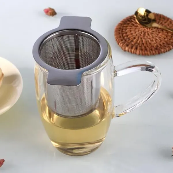 Te-kaffe-urtefilter i rustfrit stål med låg Best