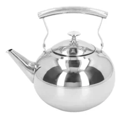 Kaffe- & Tekander>Tekande i rustfrit stål med aftageligt filter Højtemperaturbestandighed Kaffeserverbord Serveringskande til hjemmet Hotel Restaurant 1,5L
