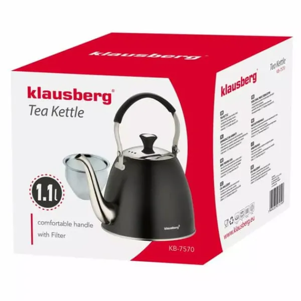 Kaffe- & Tekander>Tekande infuser 1,1L til urtete KLAUSBERG KB-7570