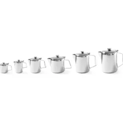 Tekandekande i rustfrit stål med låg til kaffe og te 1,4L - Hendi 453407 Outlet