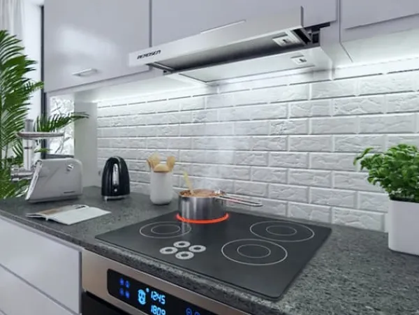 Teleskopisk emhætte Berdsen BE-60-LW 60 cm INOX Hot