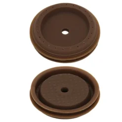 Återanvändbart lock för kaffekapsel Livsmedelsklassad kiselgel Miljöfjädrande lock med borstsked för Vertuoline Pro Coffee Pod