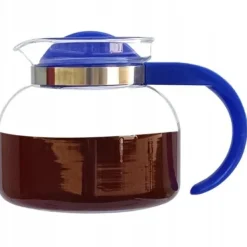 Kaffe- & Tekander>TERMISIL GLASKANDE 1,3L TIL KAFFE, TE, URTER, KAYA, VARMEbestandig, POLSK