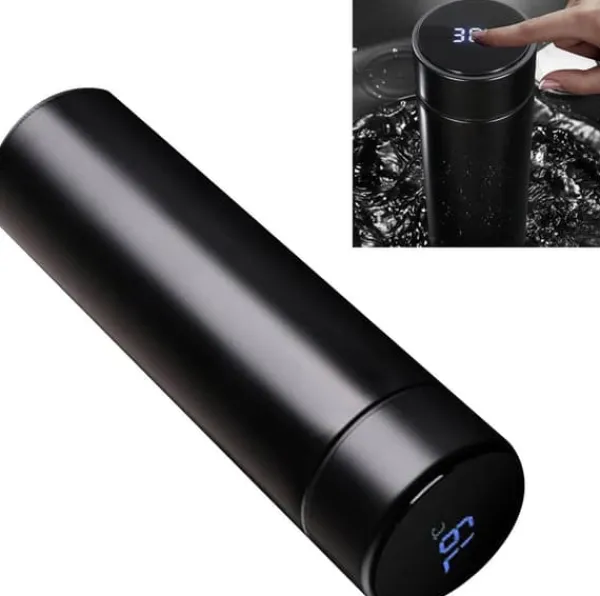 Beholdere Til Mad & Drikkevarer>Termokande med LED temperaturvisning 0,5 L