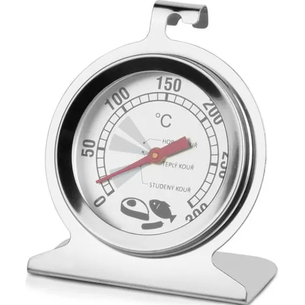 Termometer til ovn, ryger, bagning, stål, køkken, op til +300°C Clearance