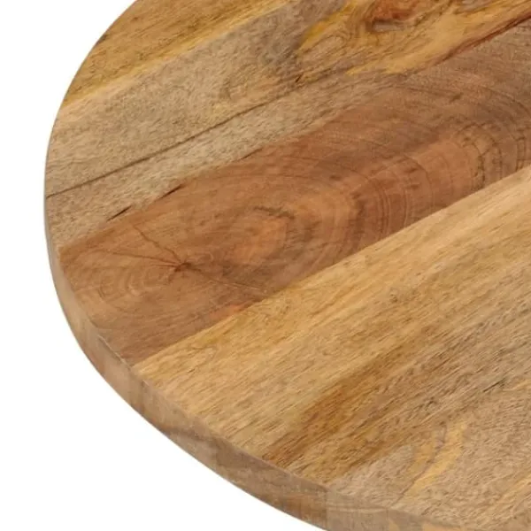 Skærebrætter>The Living Store bordplade 90x40x3,8 cm oval massivt mangotræ - Bordplader