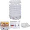 Dehydratorer>The Living Store fødevaredehydrator rund 250 W 6 bakker - Dehydratorer