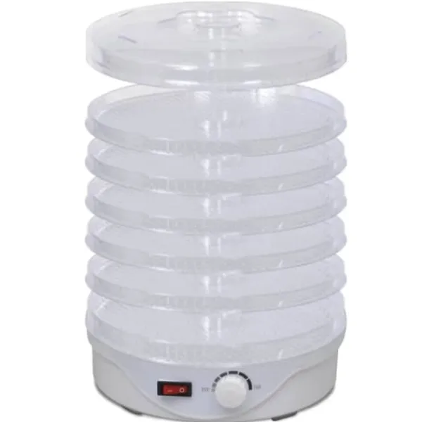 Dehydratorer>The Living Store fødevaredehydrator rund 250 W 6 bakker - Dehydratorer
