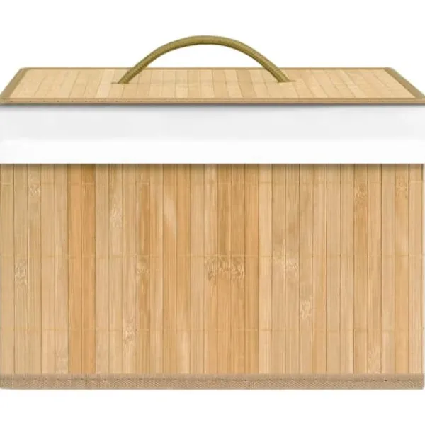 Opbevaringsæsker Til Hjemmet>The Living Store opbevaringskasser 4 stk. bambus - Opbevaringskasser