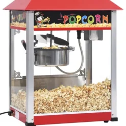 The Living Store popcornmaskine med teflongryde 1400 W - Popcornmaskiner New