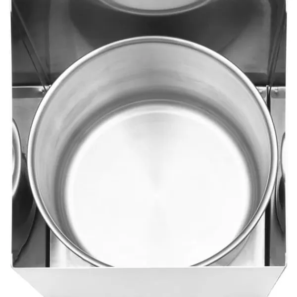 Saucekander>The Living Store saucedispenser 3,5 l rustfrit stål - Krydderibeholdere