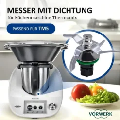 Til Thermomix TM5 TM6 Udskiftningsmixerblad Madlavningskniv Discount