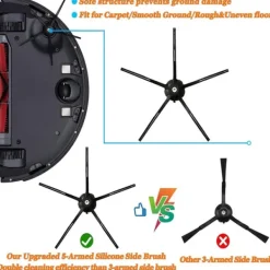 Tilbehør 8 dele Xiaomi Roborock S5 Max/S6 Pure/S6 MAXV/S50/S51/S55/S5/S60/S65/S6 Sale