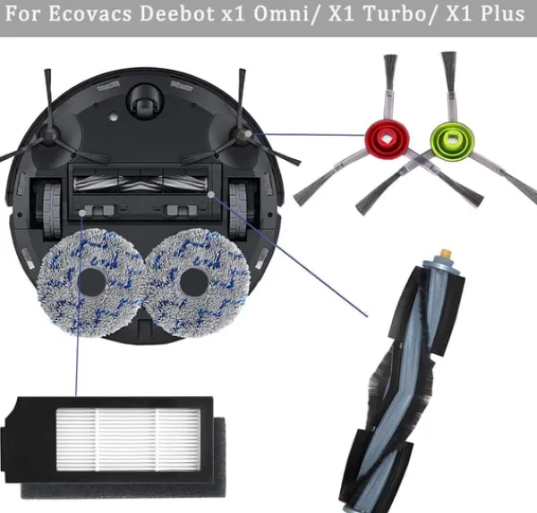 Støvsugertilbehør>Tilbehør til Ecovacs DEEBOT X1 Omni/X1-e/X1 Turbo/X1/X1 Plus