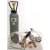 Ølhaner>Tilbehørssæt til Kontakt 2 linjer med 2 x 5 liter adapter, høj kvalitet metal med Bierabstellhahn uden CO2 flaske