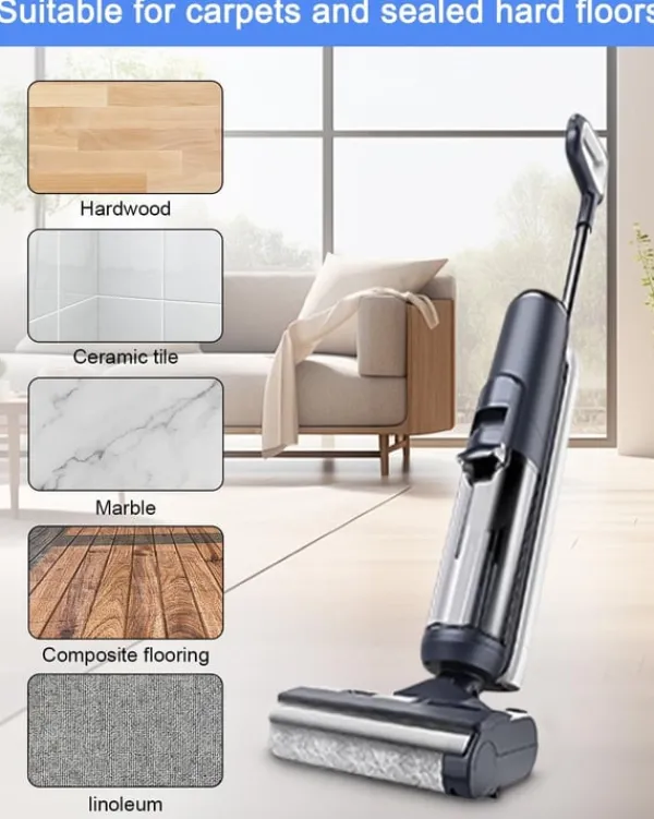 Tineco Floor One S5 Combo Udskiftningstilbehørssæt, Kompatibelt med Floor One S7 Pro/S6, Inkluderer Børste og Filter