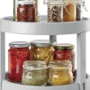 Tomado-Metaltex Giro 2 roterende urtehylde 28x21cm 2 etager Clearance