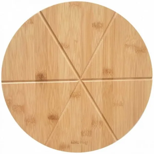 Skærebrætter>TRÆ PIZZA BOARD BAKKE 35cm KINGHOFF KH-1565
