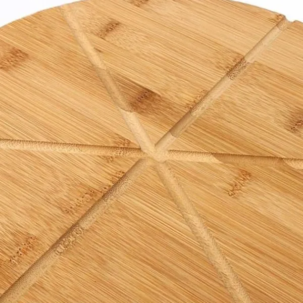 Skærebrætter>TRÆ PIZZA BOARD BAKKE 35cm KINGHOFF KH-1565