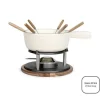 Traditionellt fondueset - LIVOO - MEN426C - 2,6L - 6 personer - Emaljerat gjutjärn - 6 gafflar - Fonduegryta lämplig för alla värmekällor