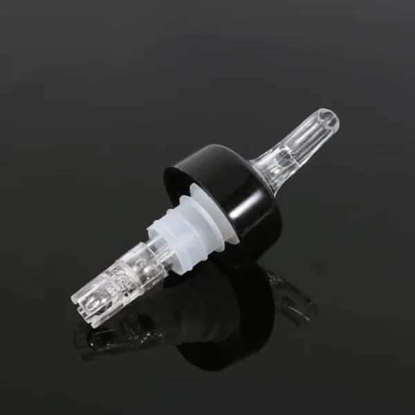 Flaskepropper>Transparent 50ml måleflaskeskældetube til whisky, vin og spiritus, perfekt til hjemmebaren