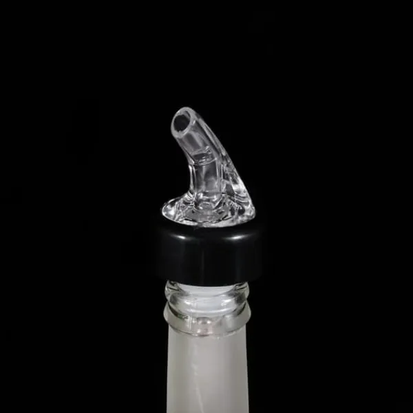 Flaskepropper>Transparent 50ml måleflaskeskældetube til whisky, vin og spiritus, perfekt til hjemmebaren