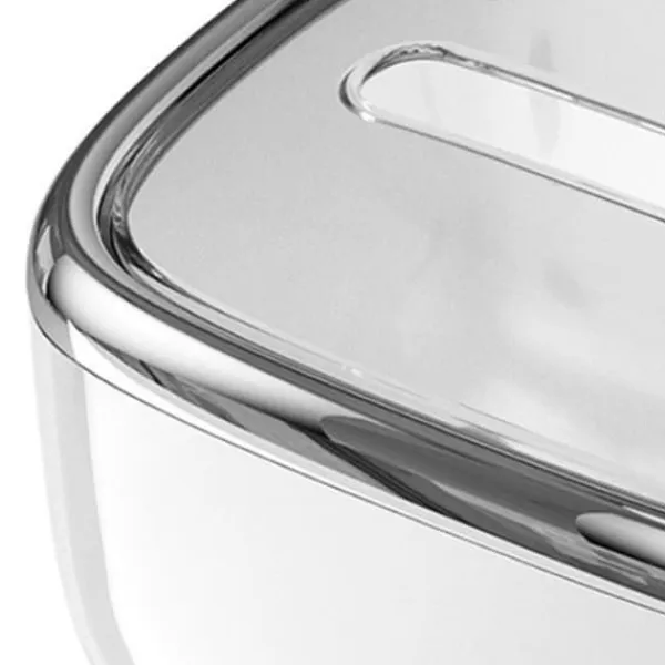 Transparent tissueboks med fast låg - kreativ og enkel papiropbevaringsorganisator Discount