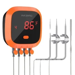 Trådløs BBQ-termometer, Bluetooth-kompatibel, op til 6 prober,4XC med 4 sensorer Discount