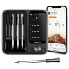Trådløs Kødtermometer, 4 Prober, WiFi og Bluetooth Forbindelse,4 sonder Best