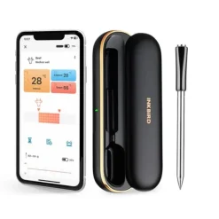 Køkkentermometre>Trådløs Kødtermometer, Bluetooth-forbindelse, Dual-Sensor Teknologi,INT-11P-B