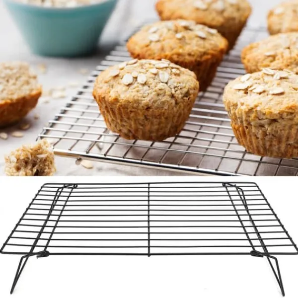 Tre Lags Nonstick Køleplade Bageplade Køkken Brød Kagerist Konditorværktøj 40x25x9cm New