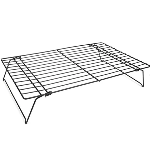 Tre Lags Nonstick Køleplade Bageplade Køkken Brød Kagerist Konditorværktøj 40x25x9cm New