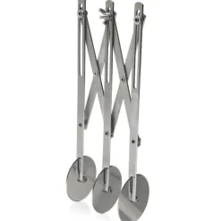 Tredobbelt ståldej- og pastahjul 5,5 cm Clearance