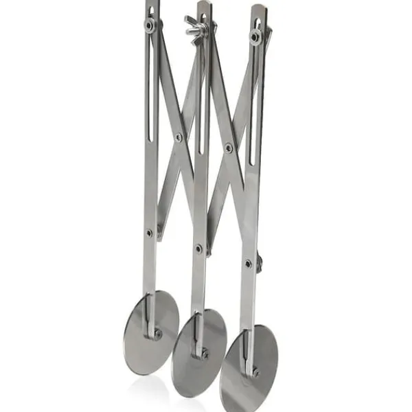 Tredobbelt ståldej- og pastahjul 5,5 cm Clearance