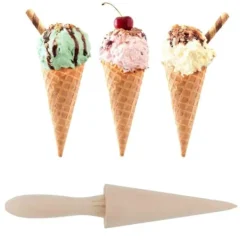 Trækegleform til isvaffel, bageværktøj til hjemmedessertbutik Hot
