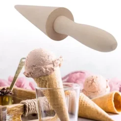 Trækegleform til isvaffel, bageværktøj til hjemmedessertbutik Hot