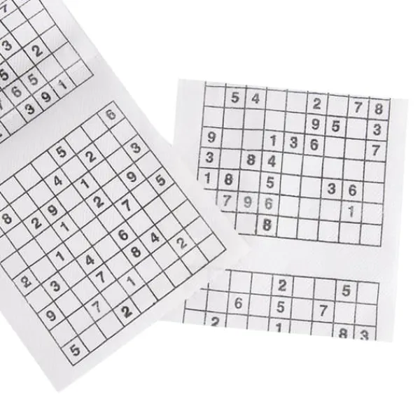 Toiletpapir>Træmassemateriale Nyhed Sjov Nummer Sudoku Trykt Badesjovt Toiletpapir